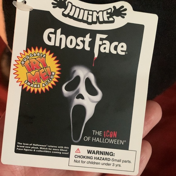 Huggable vibrating ghost face plush - Picture 2 of 4